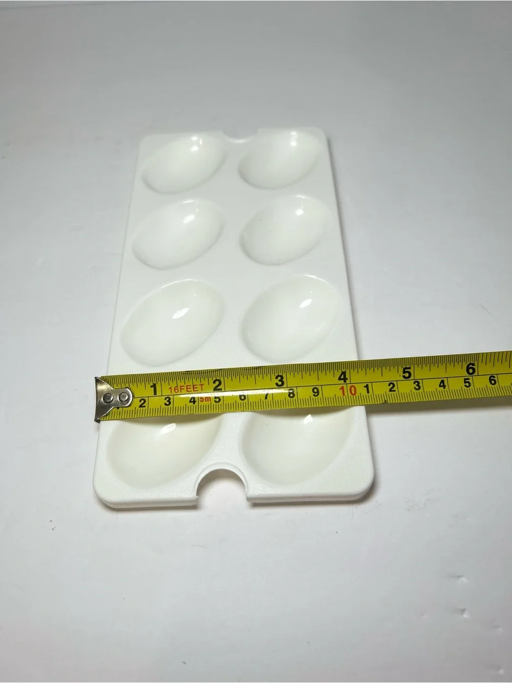 Tupperware 665-6 Deviled Egg Tray Keeper Inserts Holds 8 Eggs Replacement White